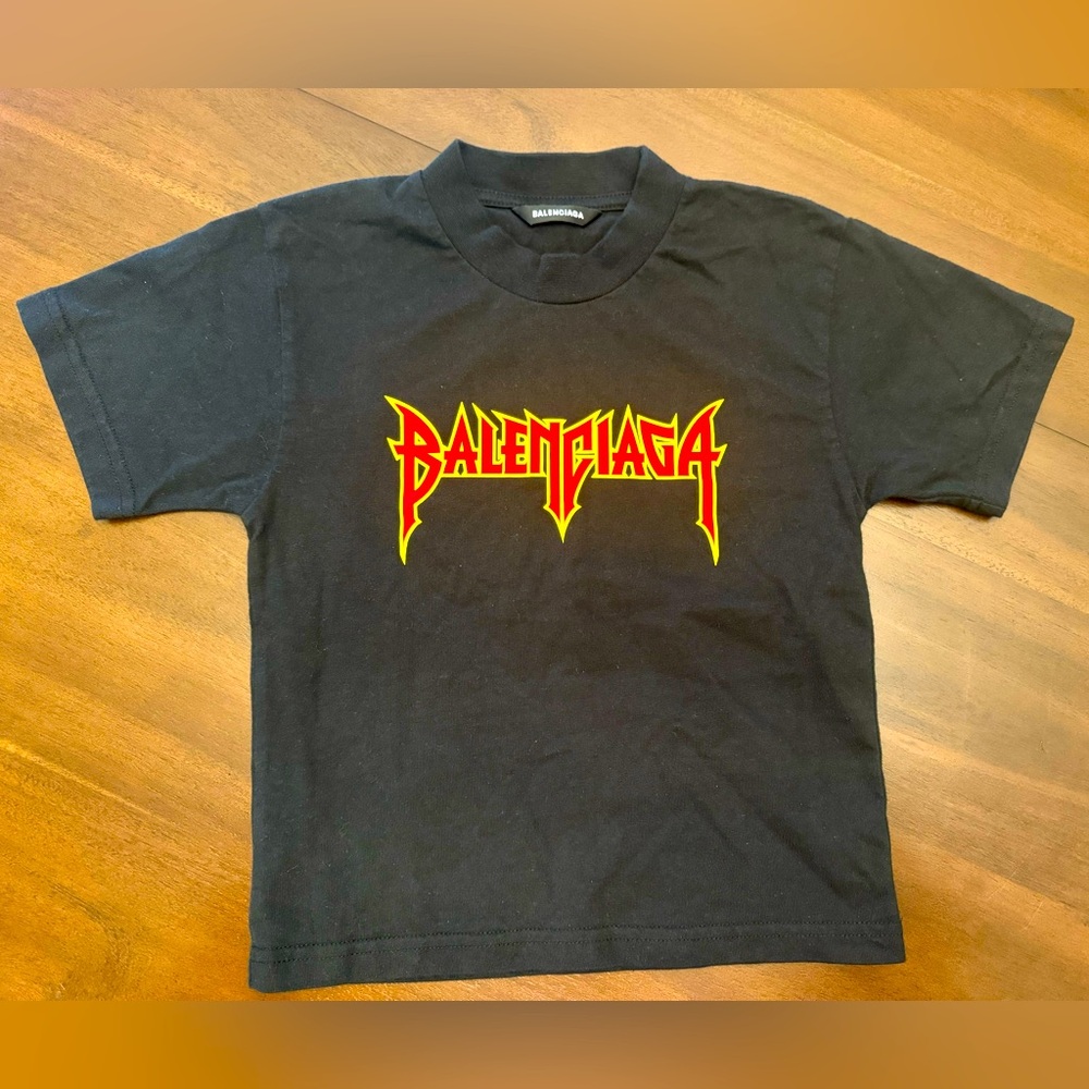 Authentic Balenciaga Metal Vintage T-Shirt